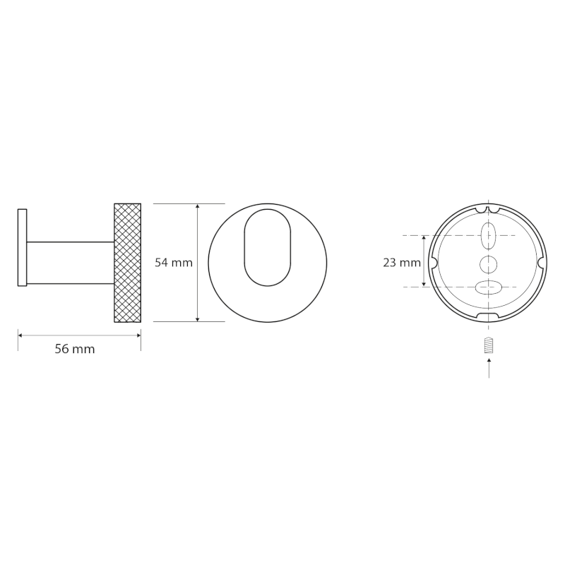 LARISSA háček, chrom WS101