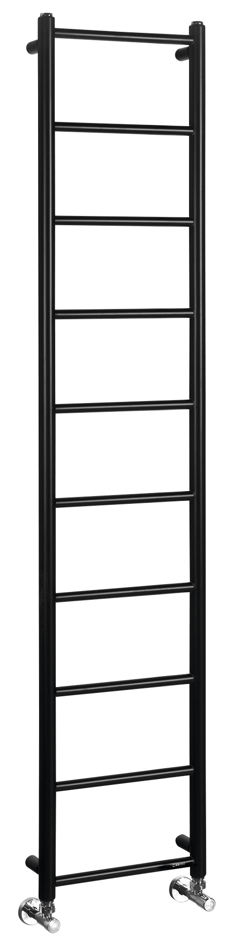 DINA otopné těleso 350x1680mm, černá mat IR378TB