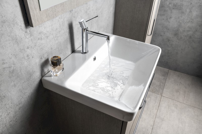 THEIA umyvadlová skříňka 56,4x70x44,2cm, 2xzásuvka, dub alabama TH060-2222