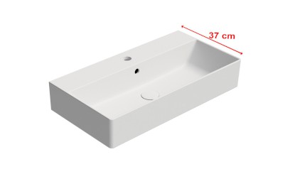 KUBE X keramické umyvadlo 70x37cm, bílá mat 9455109