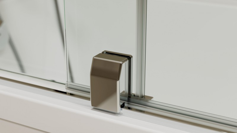 ROLLS vanová zástěna 1400x1500mm, čiré sklo BS-R140