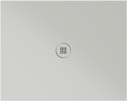 Keramická sprchová vanička, obdélník 100x80x2cm, cenere mat 46100817