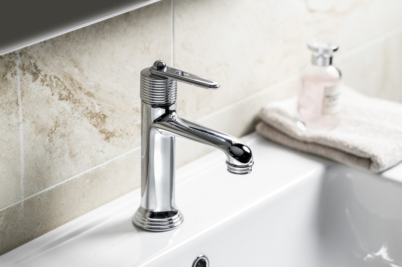 BEBÉ stojánková umyvadlová baterie, chrom BB002