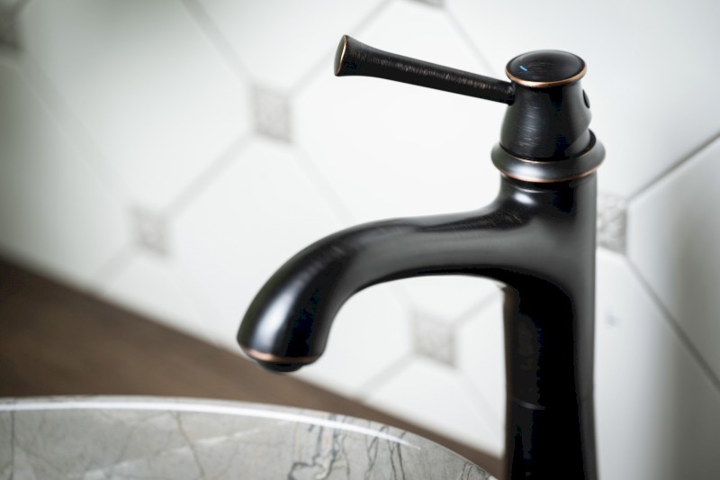 CLASSIC stojánková umyvadlová baterie vysoká, olejem gumovaný bronz AZ006WB