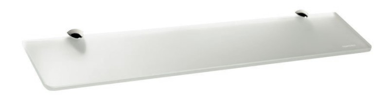 TUCAN držáky poličky max 12mm, pár, chrom TU039