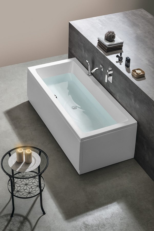 MIMOA obdélníková vana 170x75x39cm, bílá 71709