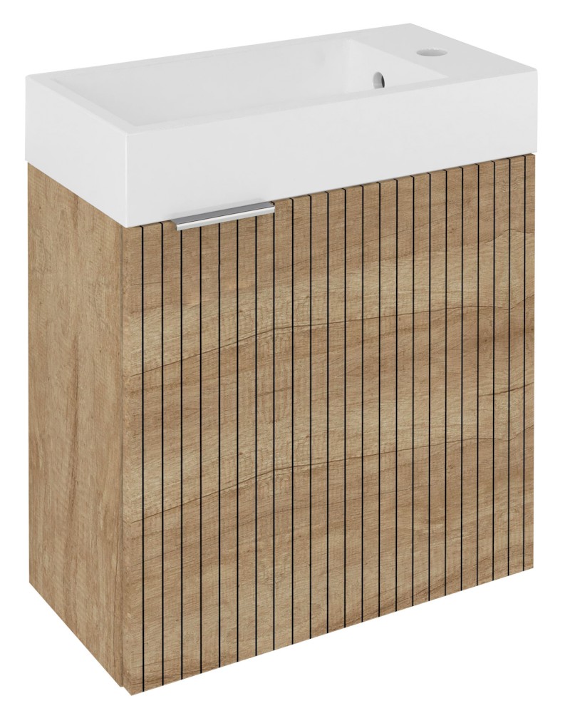 LATUS IV STRIP umyvadlová skříňka 49,5x50x25cm, dub alabama LT410-2322