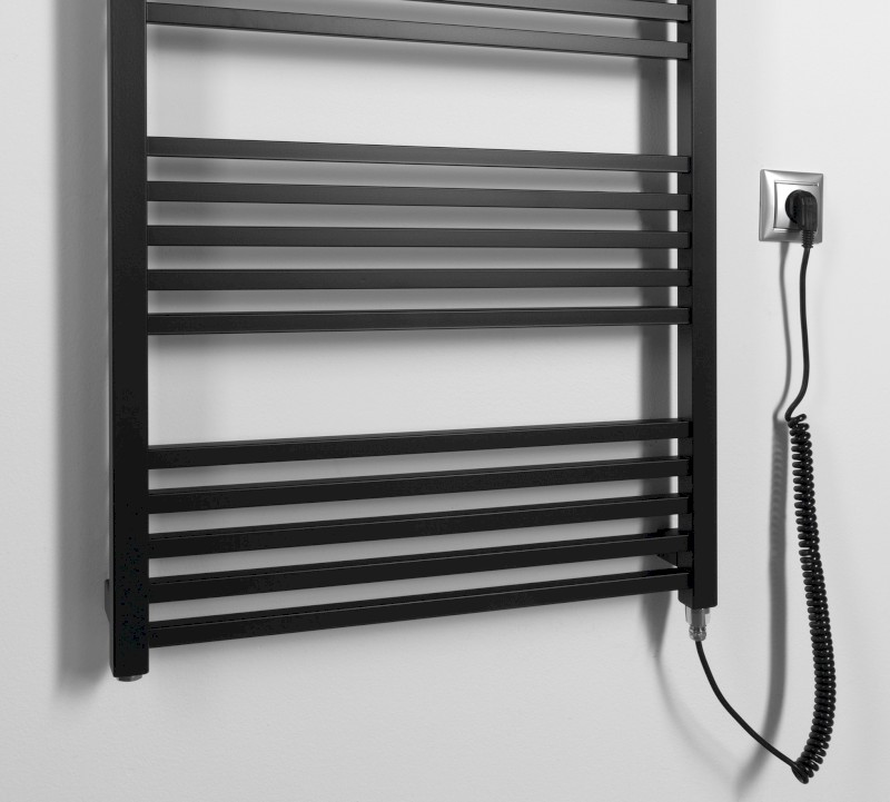 METRO-E elektrické otopné těleso rovné 600x1620mm, 800 W, černá mat ME616B