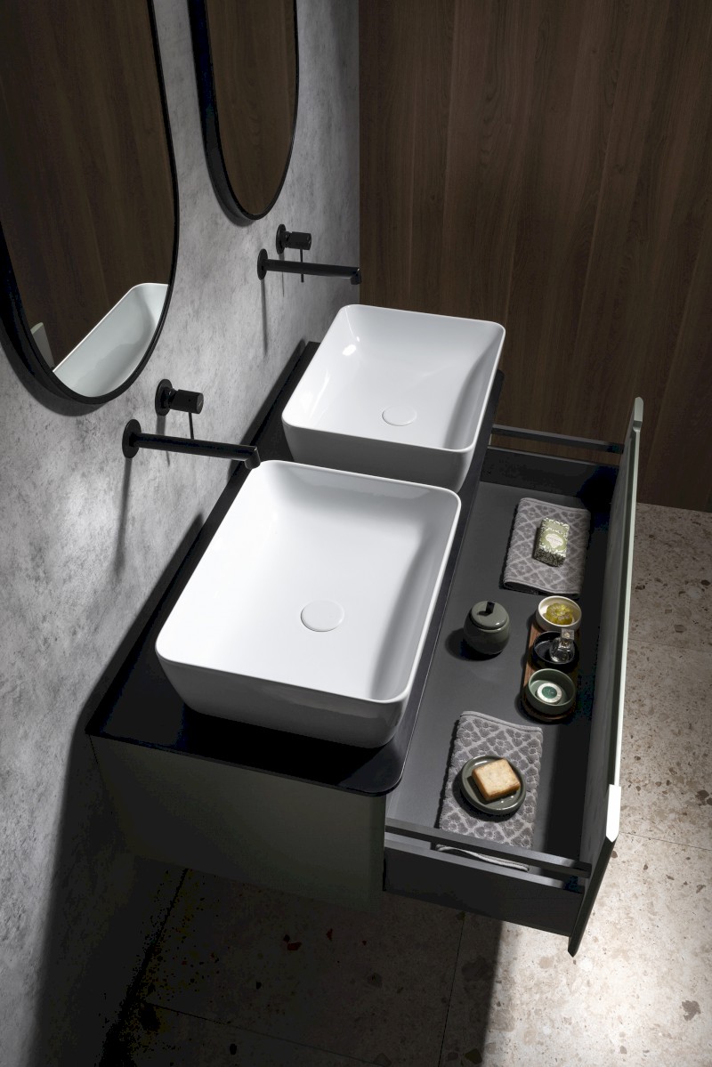 KERALA umyvadlová skříňka 120x35x47,5cm, 1x zásuvka, agila KR120-4343