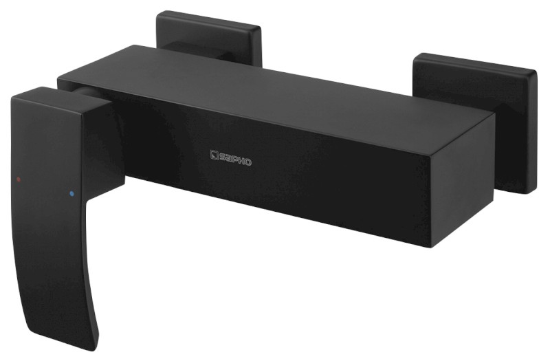 GINKO nástěnná sprchová baterie, černá mat 1101-11B