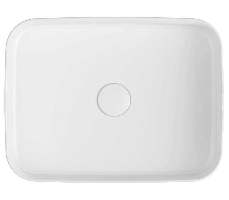 INFINITY RECTANGLE keramické umyvadlo na desku, 50x36cm, bílá 10NF65050
