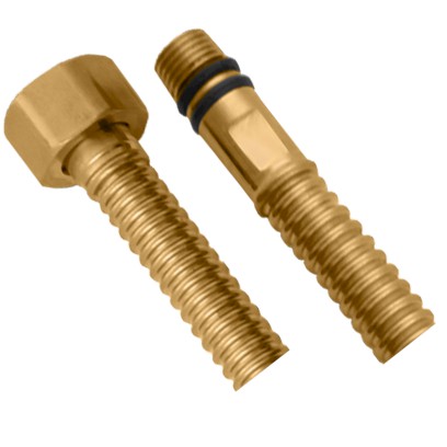 Připojovací nerezová trubička, vlnovec, M10x3/8