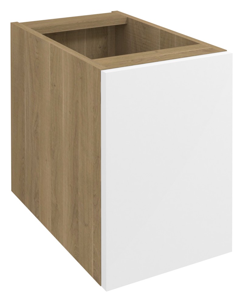 WAVE skříňka spodní dvířková 30x45x47,8cm, pravá/levá, bílá/dub cuneo WA030-3025