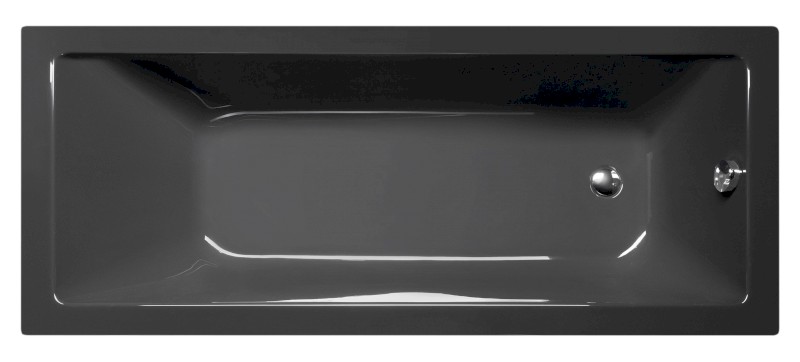 NOEMI obdélníková vana 170x70x39cm, šedá 71708.30
