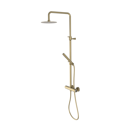 ULTRAMIX tělo sprchového sloupu s pákovou baterií, zlato mat UT139G-1