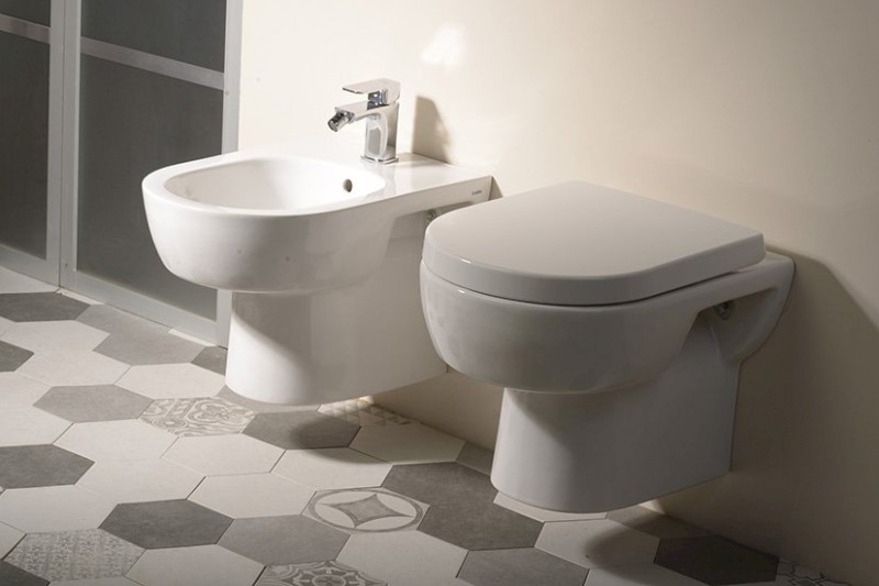 MODIS závěsná WC mísa, 36x52cm, bílá MD001