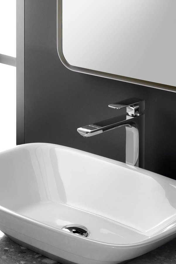 SPY stojánková umyvadlová baterie vysoká, prodloužená hubice, chrom PY07