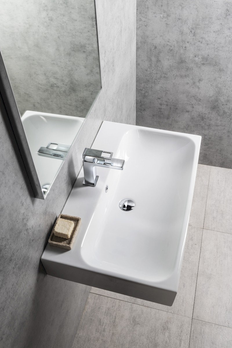 TORIDI keramické umyvadlo 76x46,5cm, bílá TU0226