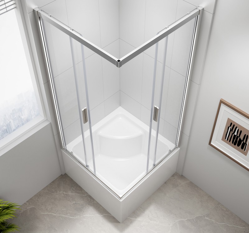 CARMEN hluboká sprchová vanička s konstrukcí, čtverec 90x90x30cm, bílá 29711