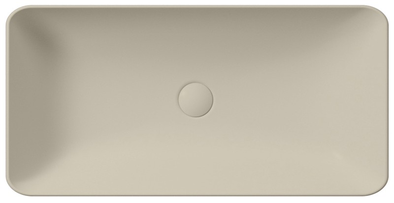 NUBES keramické umyvadlo na desku 80x40cm, creta mat 904008