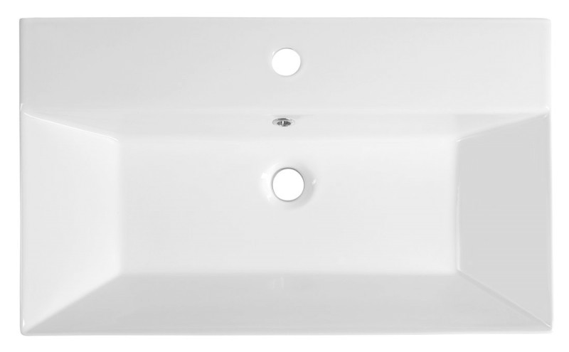 SISTEMA keramické umyvadlo 70x42cm, bílá 10SF50070