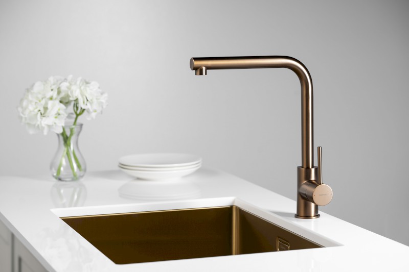 RONA stojánková dřezová baterie, měď mat JK125PG