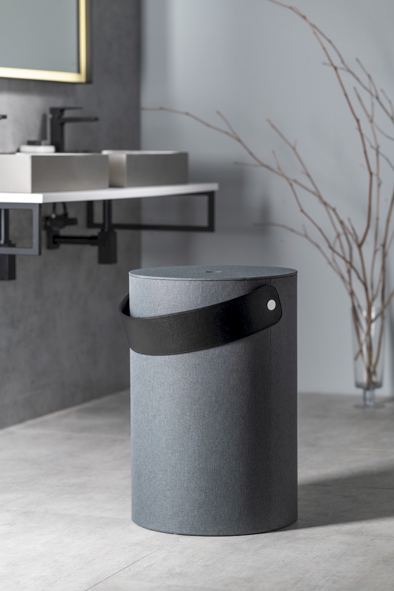 STRESA koš na prádlo 42x62,5x42cm, šedá 3163GR