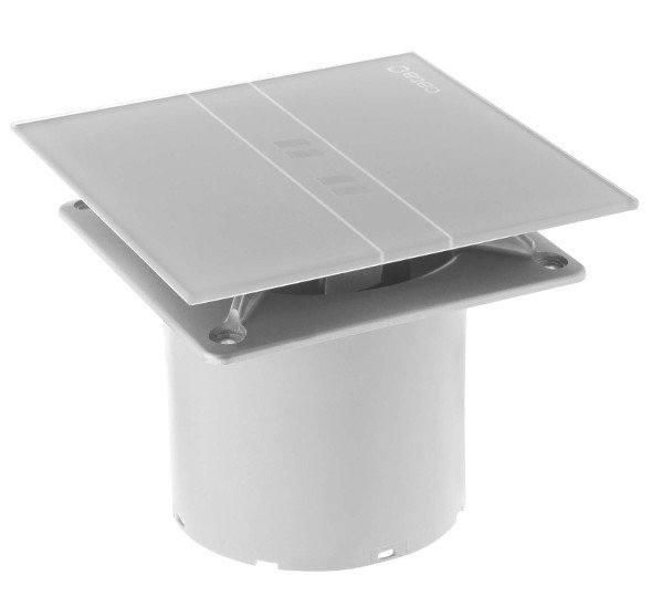 E-100 GSTH koupelnový ventilátor axiální s automatem,4W/8W,potrubí 100mm,stříbr 00900600