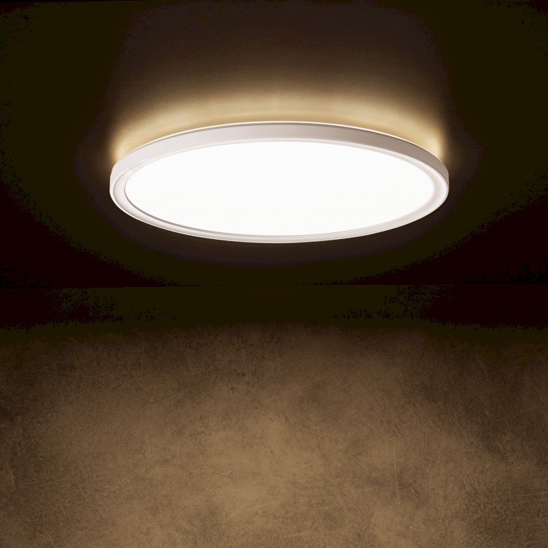 AZPO stropní LED svítidlo, ø 290mm, 18,5W, 3000/4000/6000K, IP54, bílá 31514