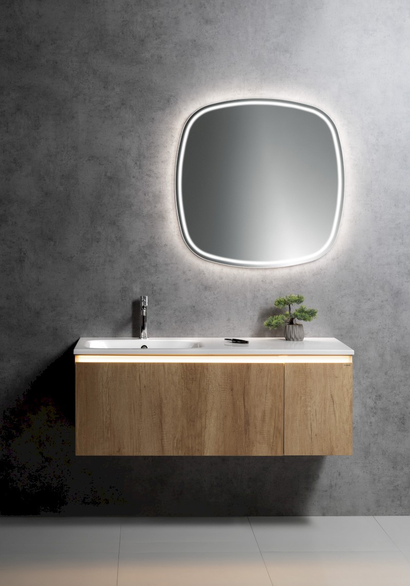 BUTO zrcadlo s LED osvětlením 80x80cm BU080