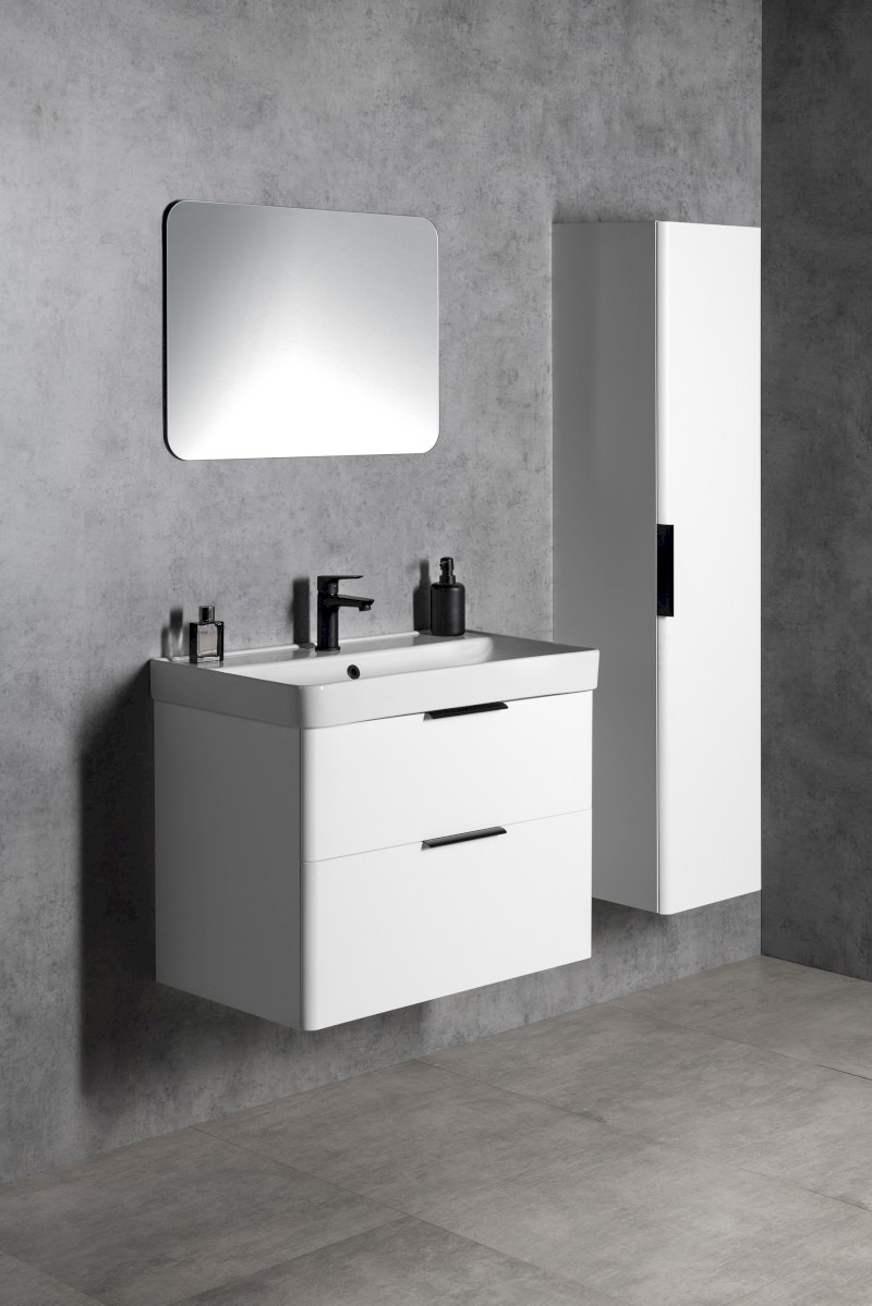 DENEB umyvadlová skříňka 77,3x55x42,4cm, bílá mat DN280