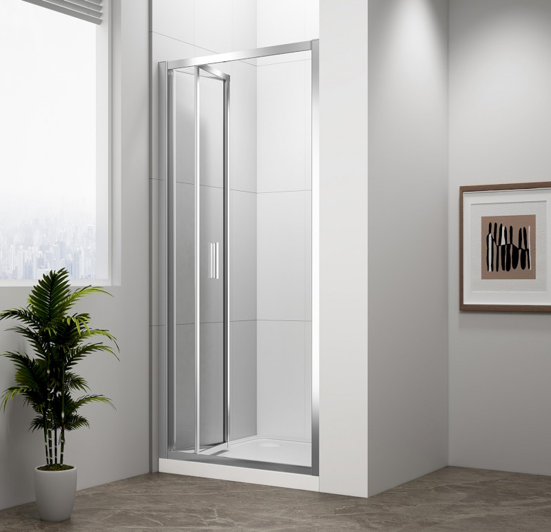 EASY sprchové dveře skládací 1000mm, čiré sklo EL1910