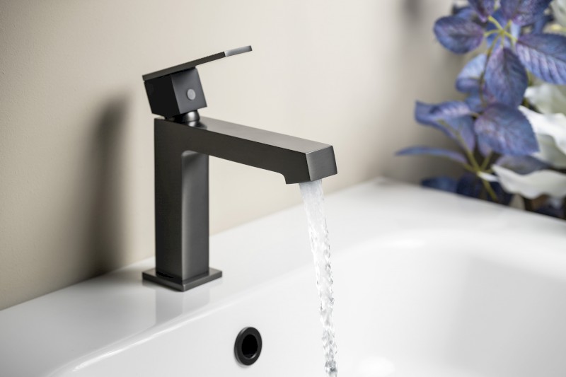 KRONY stojánková umyvadlová baterie, gun metal GJ002GM