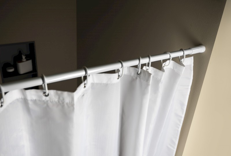 Teleskopická rozpěrná tyč 70-120cm, hliník, bílá TC120