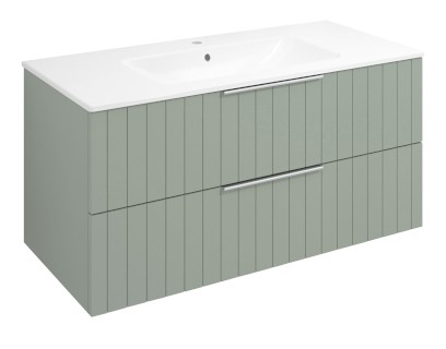 CIRASA STRIP umyvadlová skříňka 99,8x52x46cm, verde CR100-4444S