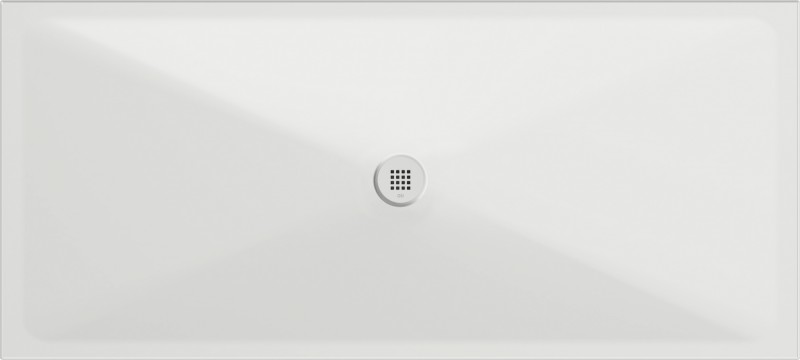 Keramická sprchová vanička, obdélník 200x90x2cm, bílá mat 46200909