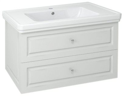 VIOLETA umyvadlová skříňka 83x52x46cm, bílá pololesk VI090-3131