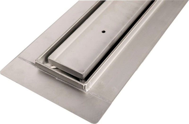 MANUS PIASTRA nerezový podlahový žlab s roštem pro dlažbu, L-950, DN50 GMP85