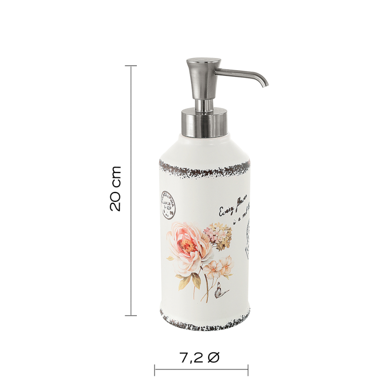 CLOTHILDE dávkovač mýdla na postavení, keramika CI8002