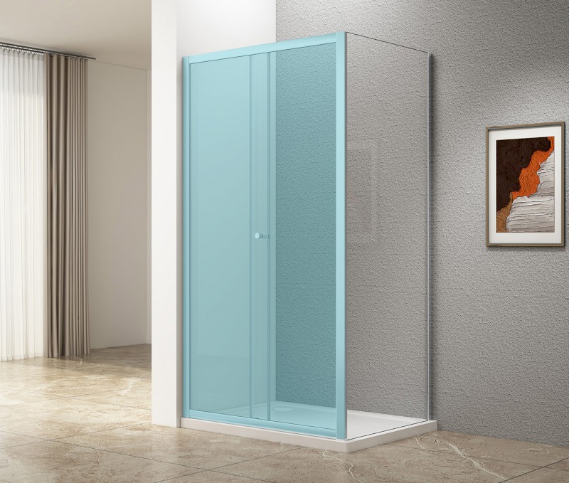 UGGA boční stěna 900mm, čiré sklo ATP90