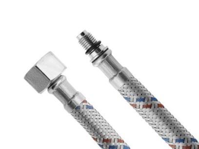 Flexibilní nerezová hadice M8x3/8