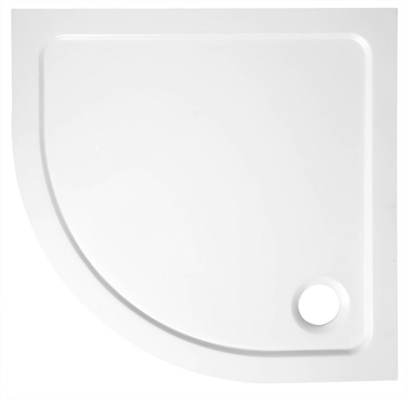 AKCE čtvrtkruhová sprchová zástěna 900x900x1900mm, čiré sklo AG4290