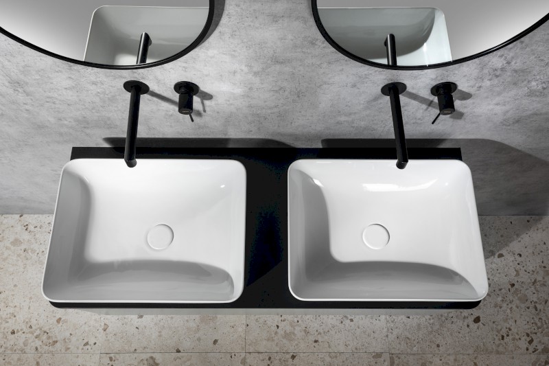 SAND/NUBES keramické umyvadlo na desku 50x38cm, bílá ExtraGlaze 903711