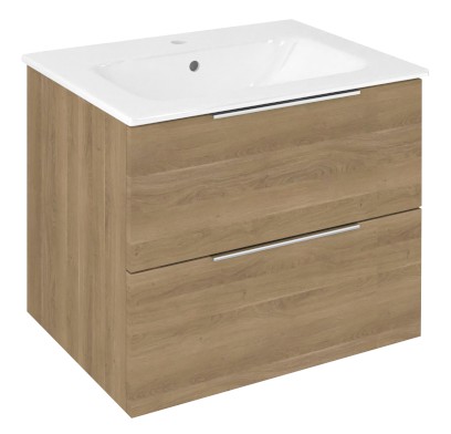 CIRASA umyvadlová skříňka 59,2x52x46cm, dub cuneo CR611-2525