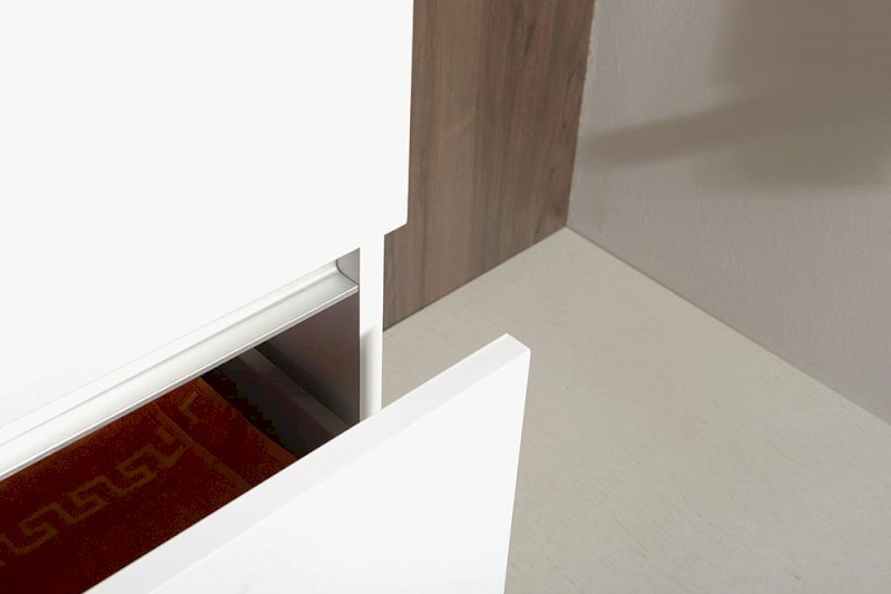 LARGO umyvadlová skříňka 99x50x41cm, bílá LA101