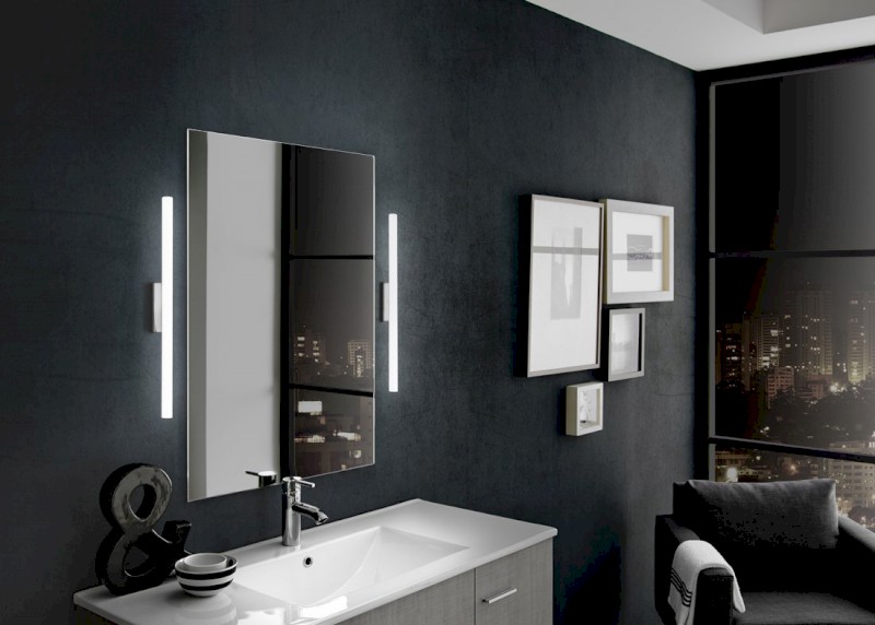 IRENE 2 LED svítidlo, 9 W, 500x35x77 mm, IP44, chrom E27556CI