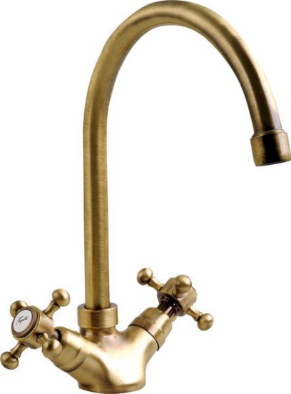 ANTEA stojánková dřezová baterie, výška 275mm, bronz 3096