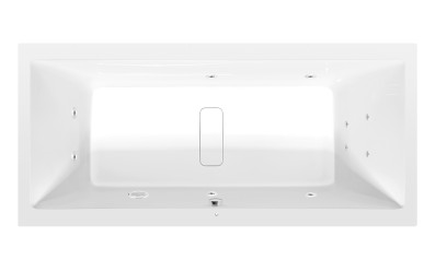 MARLENE hydromasážní vana, 190x90x48cm, Active Hydro, chrom 71607.1010