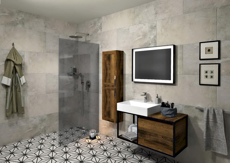 ARCHITEX sada pro uchycení skla, podlaha-stěna, max. š. 1200mm, leštěný hliník AL2112