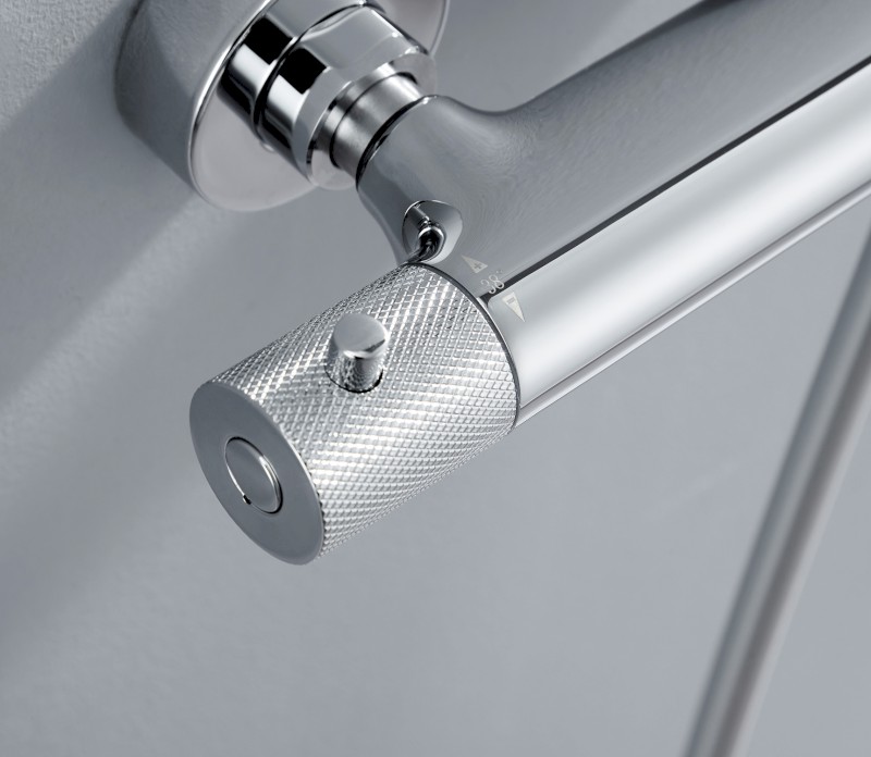 SOLARIS nástěnná vanová termostatická baterie, chrom WD010